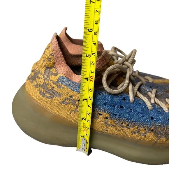 Adidas Yeezy Boost 380 'Blue Oat Reflective' Tan Sneakers No Box Size 9 - Picture 9 of 9